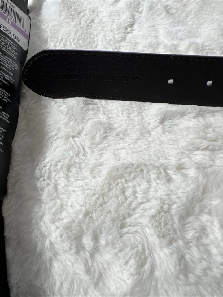 Cinturón Under Armour de cuero elástico marrón talla 38 nuevo con etiquetas Foto 4 de 4