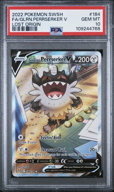 Galarian Perrserker V #184 (Lost Origin (2022))