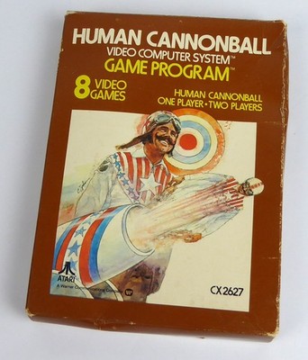 Atari 2600 in OVP -- HUMAN CANNONBALL (Picture Label) -- Atari VCS