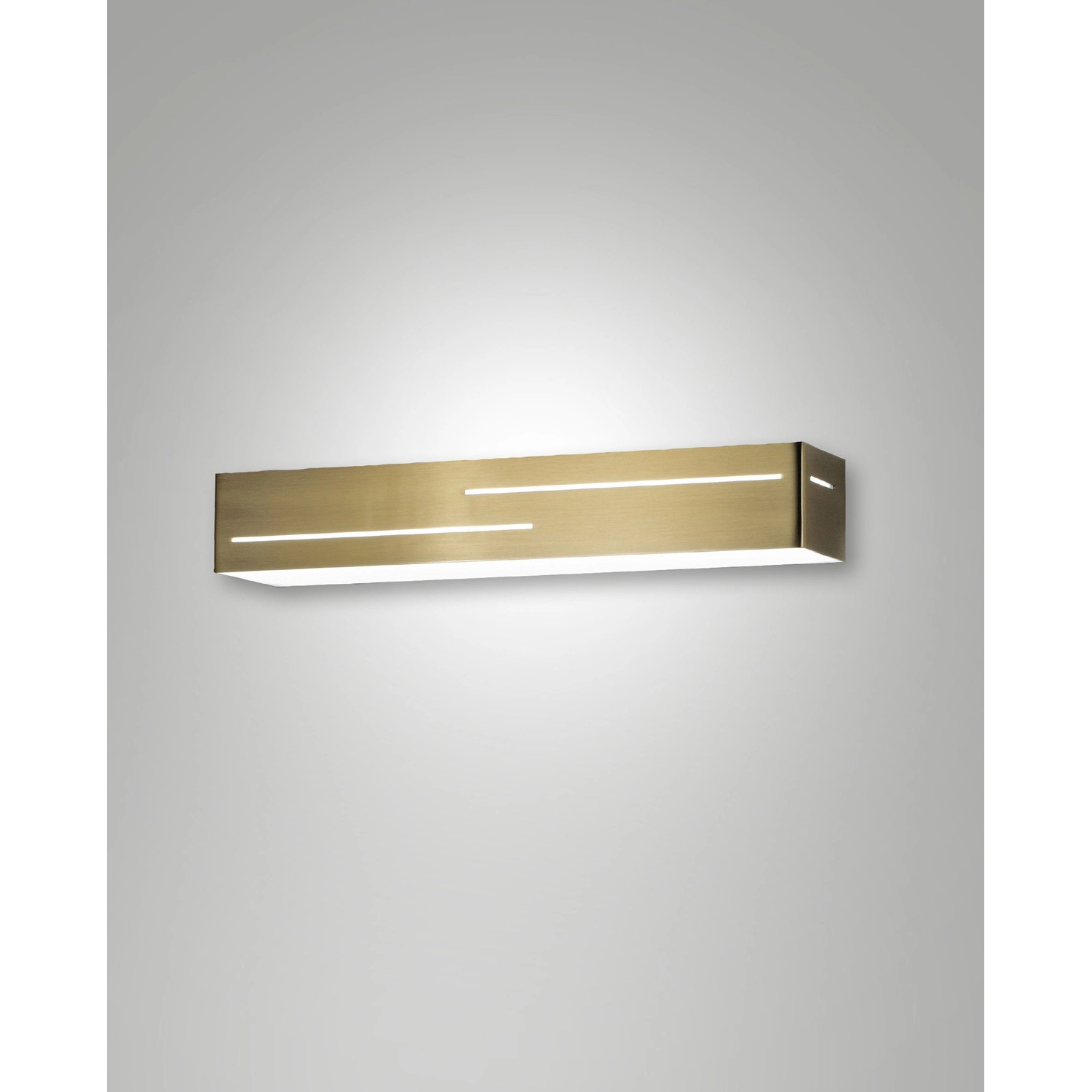 Lampada da Parete Banny Fabas Ottone Satinato LED - Stile Minimal