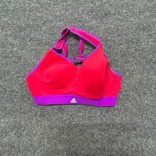 Adidas Sports Bra Womens Size S Red Purple Pa...