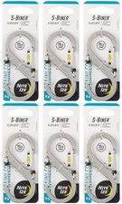 Nite Ize S-Biner SlideLock Stainless Steel Carabiner 4 - Stainless 6-Pack 
