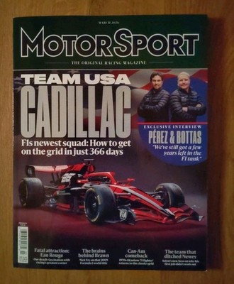Motorsport Magazine 3/2026 Formel 1/Cadillac/Brawn/Eau Rouge Spa/Can-Am/A.Newey 