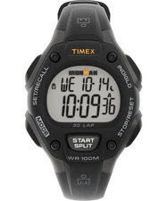 Timex T5E961, Women's "Ironman" 30-Lap Resin Watch, Alarm, Indiglo, Chronograph