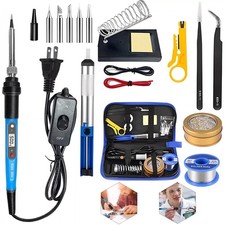 80W Electric Soldering Iron Welding Gun Tool Kit Solder Wire Desoldering Pump