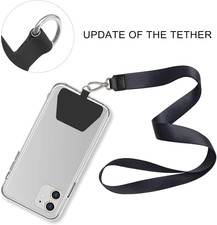 2 Pack Phone Tether Tab, Phone Strap Replacement Part for Smartphone Safety, ...