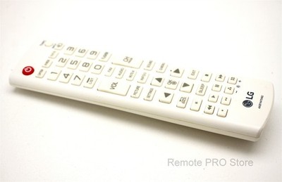 LG 24 White LED HDTV GENUINE Remote Control 24LF4520-UW 24LF4520