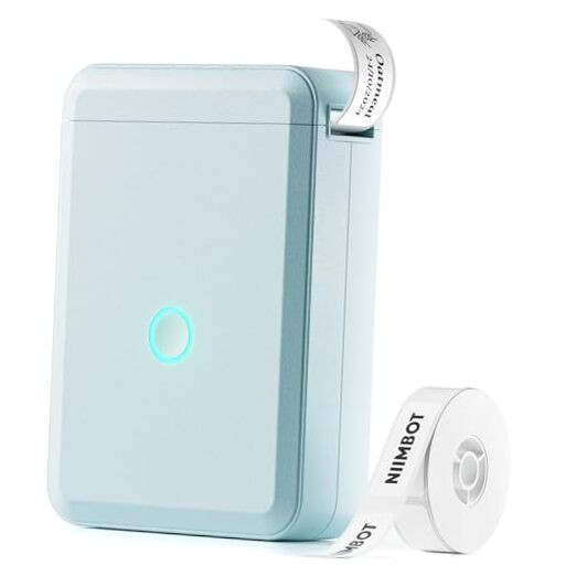 Portable Wireless Label Maker Machine D110 with Included Tape-image