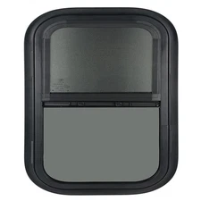Vertical RV Window, 14" W x 16" H Tinted Sliding RV Window with Net... Fast Ship