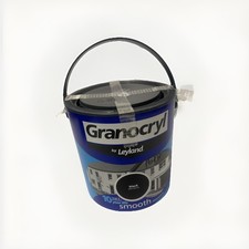 Leyland Granocryl Smooth Masonry Textured Masonry Paint 2.5L Black Colour 168A