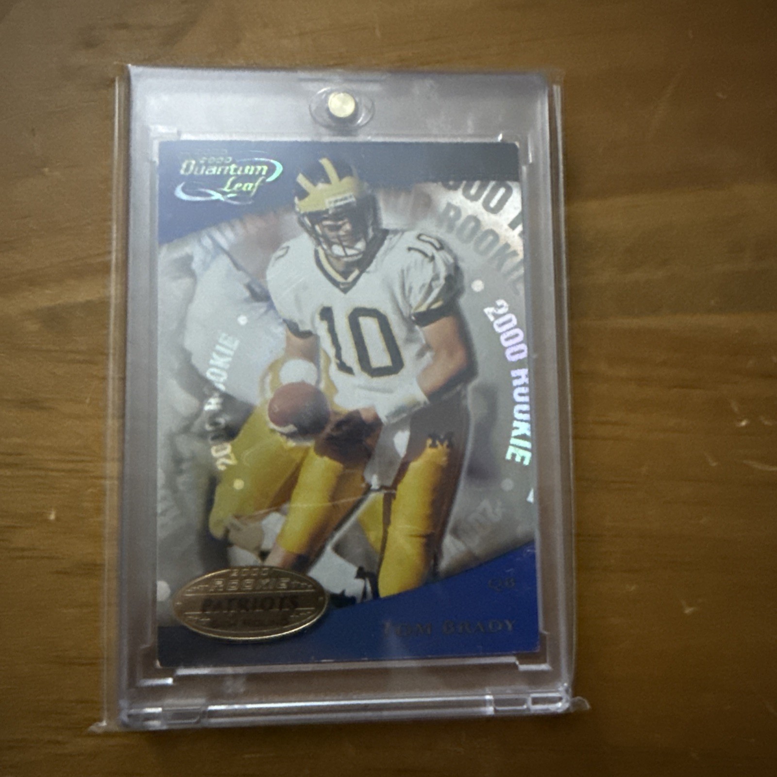 2000 Quantum Leaf - 2000 Rookie Tom Brady #343 (RC)