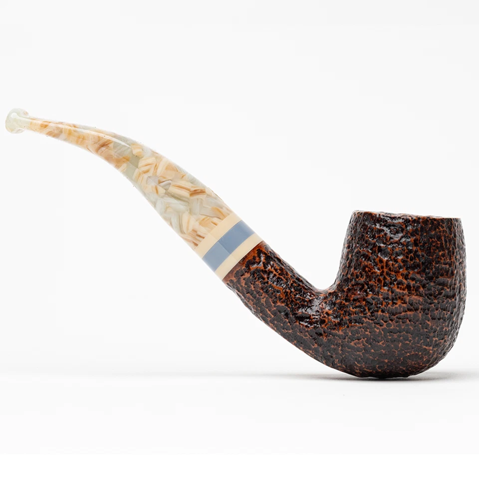Pipa de tabaco Savinelli Sasso rústica 601, patrón jaspeado Briar, billar 6 mm Foto 4 de 4