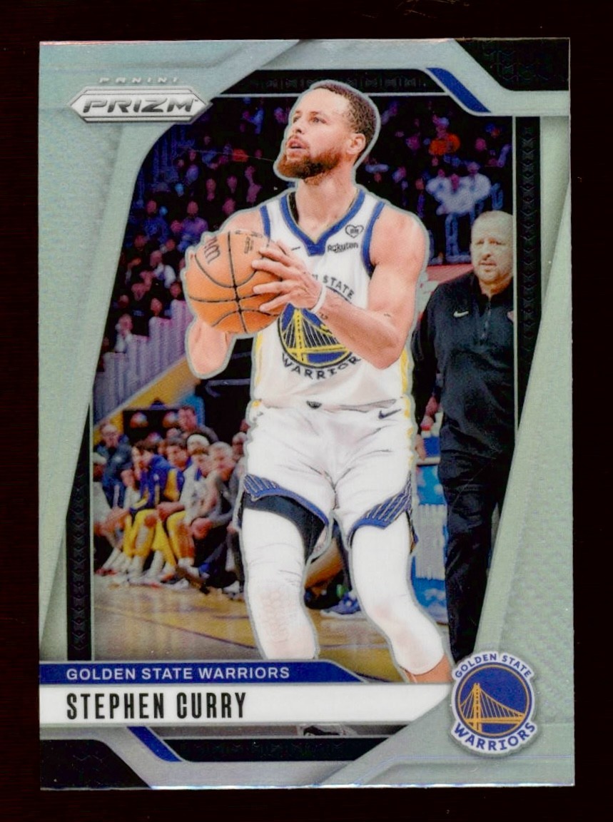 2024-25 Panini PRIZM - Stephen Curry #134 TRUE SILVER HOLO PRIZM BASE SSP GOAT 
