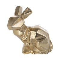 Dekofigur Hase Elegante Tischdeko Aus Metall In Messing Osterdeko Osterhase