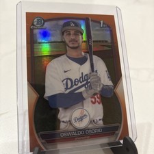 2023 Topps Bowman Chrome Oswaldo Osorio Orange Shimmer /25