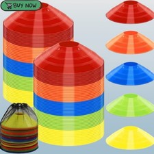 Soccer Cones for Training, 100/15 Pack Agility Cones with Carry Bag new