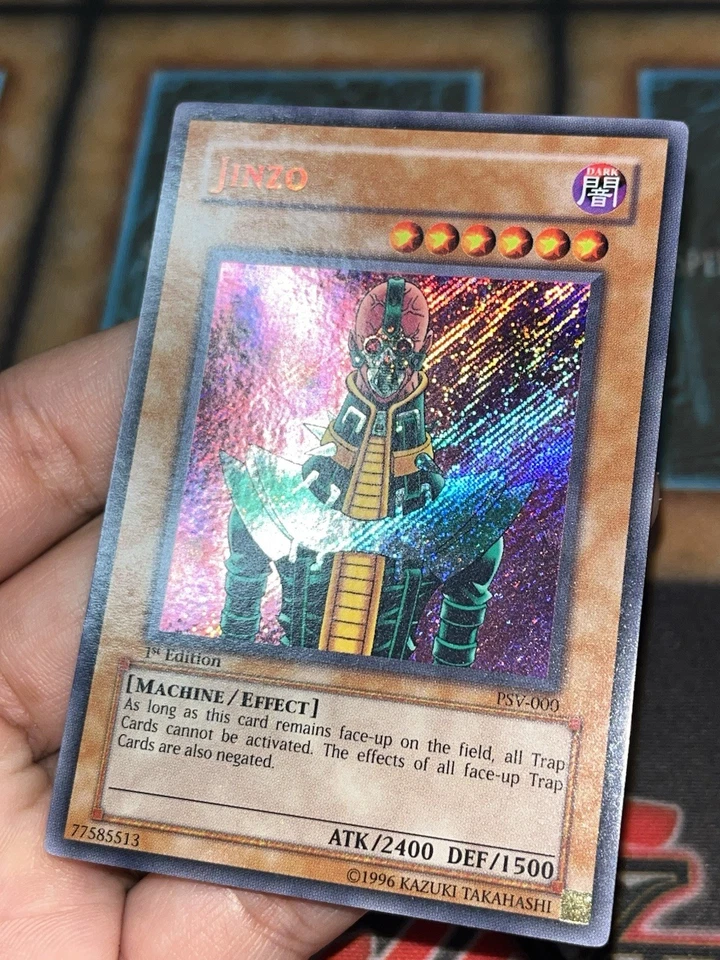 Yugioh Jinzo PSV-000 Pharaoh's Servant 1st Edition Secret Rare - Image 3 of 4