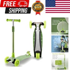 3 Wheel Scooter for Kids Ages 6-12,Kids Scooter with Light Up Wheels, Sturdy ...