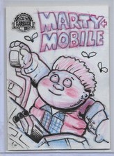 2023 TOPPS GARBAGE PAIL KIDS KRASHERS SERIES 4 SKETCH 1/1 GAVIN WILLIAMS MARTY