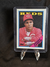 Topps Barry Larkin Cincinnati Reds Rookie RC #102 MLB Baseball Card. rookie card picture