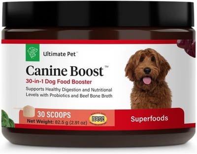Ultimate Pet Nutrition Canine Boost, 30-in-1 Natural Grain Free Dog Food Booster