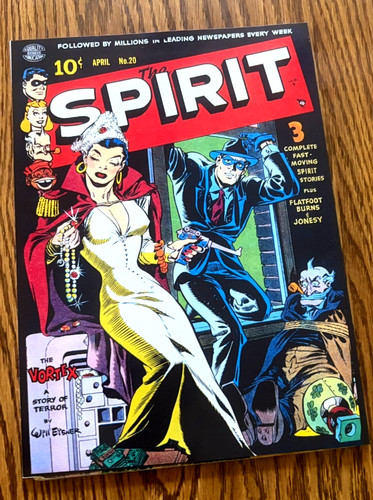 THE SPIRIT #20 1950 QUALITY WILL EISNER "HEADLIGHT" CVR
