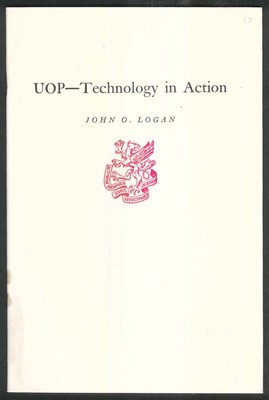 NEWCOMEN #1017 UOP Union Oil Products John Logan 6 1975 1st Printing