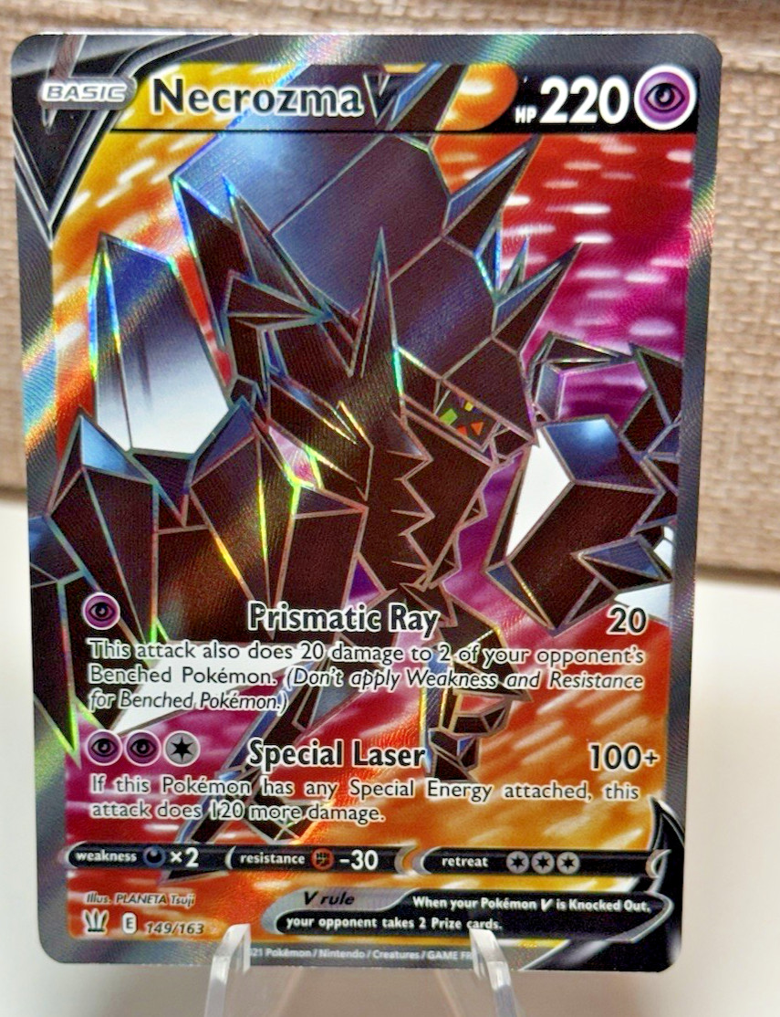 Pokémon Cards Necrozma V 149/163 Full Art Ultra Rare Battle Styles - (NM)