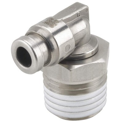 SMC KQG2L09-N01S 90 Elbow,Thread 1/8 In,Tube 5/16or5/16'' 19F755
