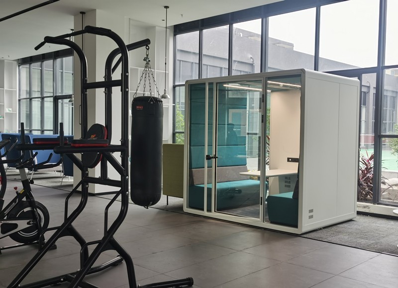 Office Meeting Booth Privacy Pod Soundproof Phoe Call 4-Person Meeting Room