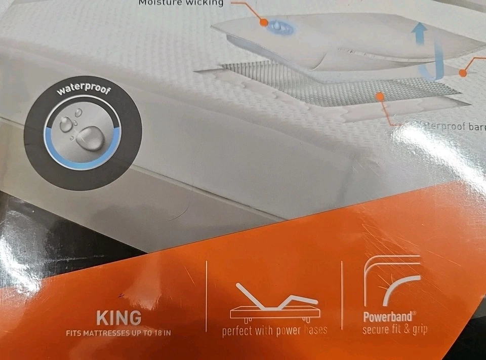 Bedgear Dri-tec Technology Moisture Wicking Mattress Protector (KING) - Image 4 of 4