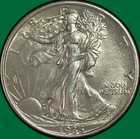 1935 Walking Liberty Half Dollar Brilliant Uncirculated BU Coin #41276