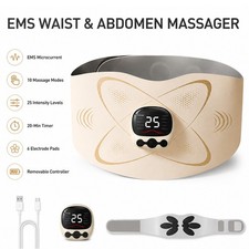 EMS Waist & Abdominal Massager Belt 10 Modes ...