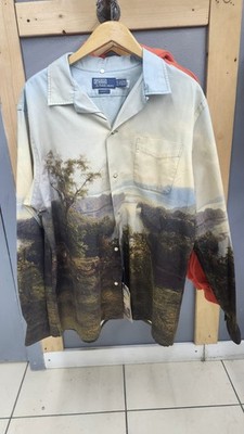 Ralph Lauren Shirt  Men's Hudson River Scen