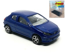 Majorette Peugeot 206 Azul Oscuro - Rueda 5Y 1:53 (3") sin equipamiento