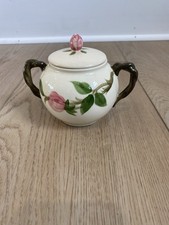 VTG Franciscan Desert Rose Covered Sugar Bowl with Lid. Made in USA