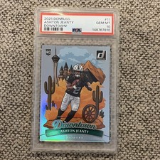 Panini 2025 Donruss Downtown Ashton Jeanty #11 Rookie Insert PSA 10 Raiders
