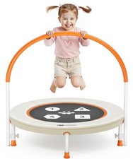 Happin  36 Indoor Trampoline for Kids Ages 2-6, Foldable Mini Rebounder for I...