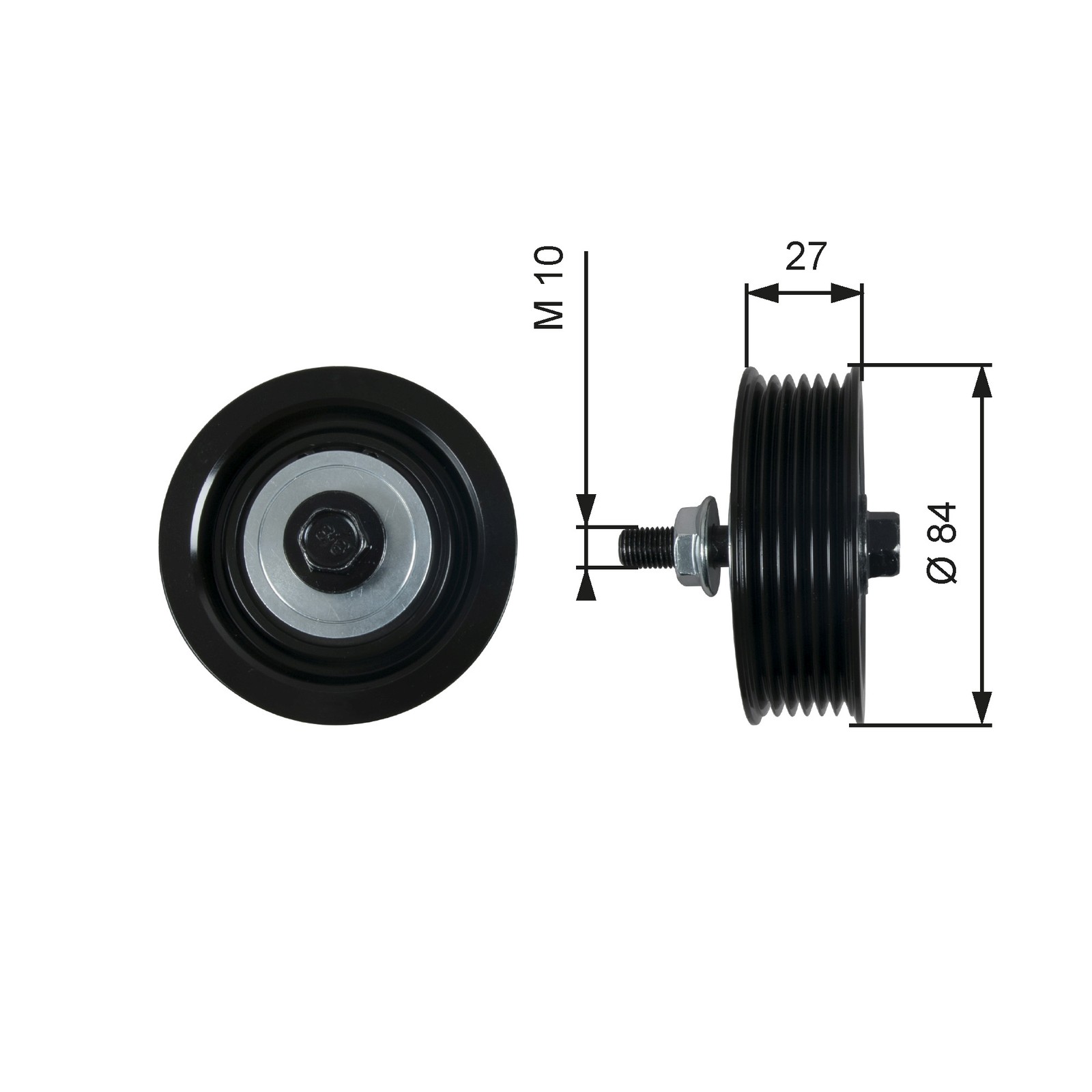 Fits GATES T36602 BELT TENSIONER PULLEY ALONG ⭐UK Stock⭐