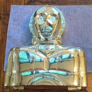 Kenner Star Wars C-3PO Gold Action Figure Carrying Case Holds 40 Figures 1983