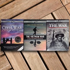 Ken Burns Documentary Collection The Civil War The Vietnam War The War DVD Set