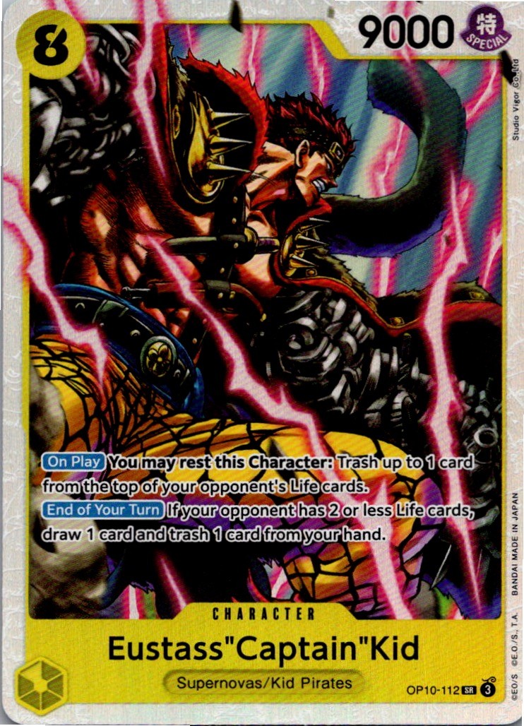 Eustass"Captain"Kid (112) OP10-112 Super Rare Royal Blood One Piece Foil NM