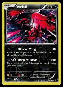Yveltal 78/146 XY Base Set Reverse Holo Rare