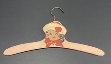 Vintage Painted Wooden Doll Clothes Hanger