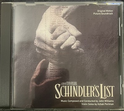  Schindler's List  Soundtrack (1993 CD MCA) John Williams & Itzhak Perlman