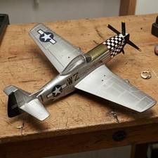 P-51 Mustang Display Model WWII P-51 Mustang Model Adult for Office, Collectors