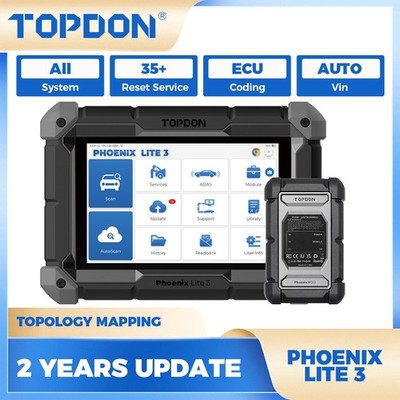 2026 TOPDON Phoenix Lite 3 Key Coding Bidirectional Vehicle Condition Analyzer  