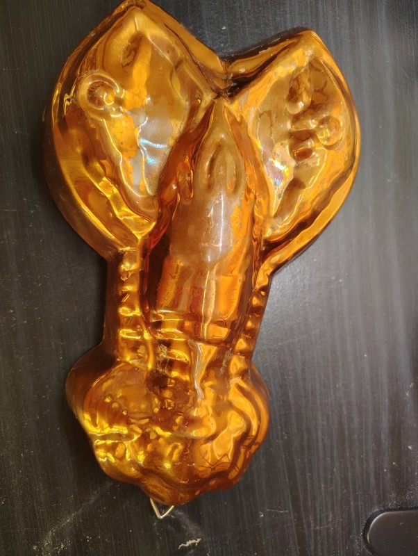 Vintage Copper Lobster Mold