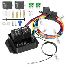 Digital Radiator Fan Switch Kit 12V/24V, Digital Thermatic Fan Switch Kit