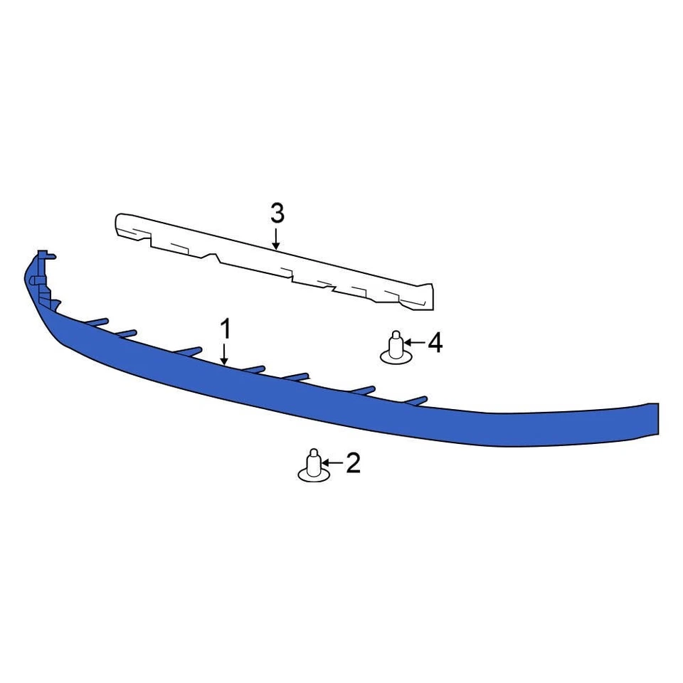 For Nissan Murano 2015-2024 Nissan 960155AA0A Front Spoiler - Image 2 of 2